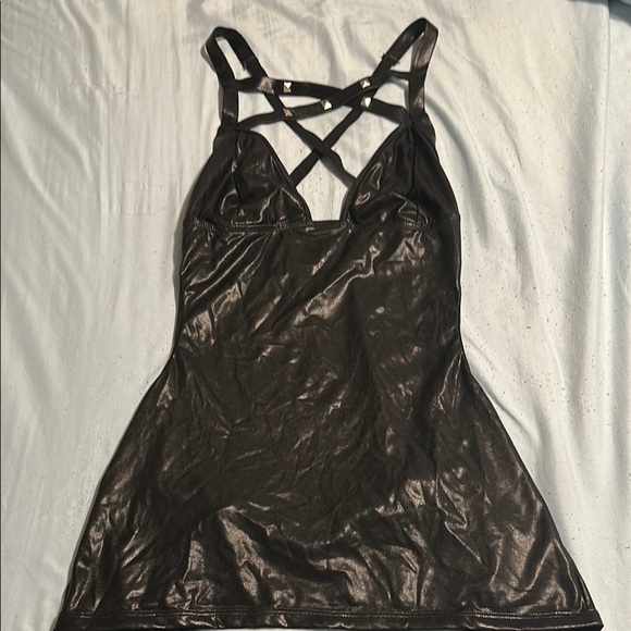Dreamgirl Tops - Black Strappy Backless Top